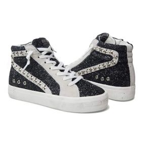 Vintage Havana dormy black sparkle shoe